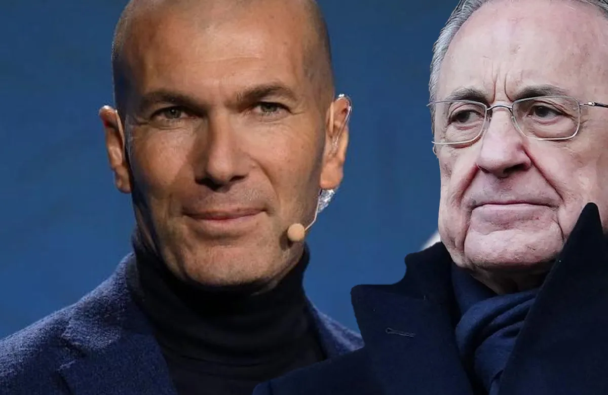 Zinedine Zidane y Florentino Pérez