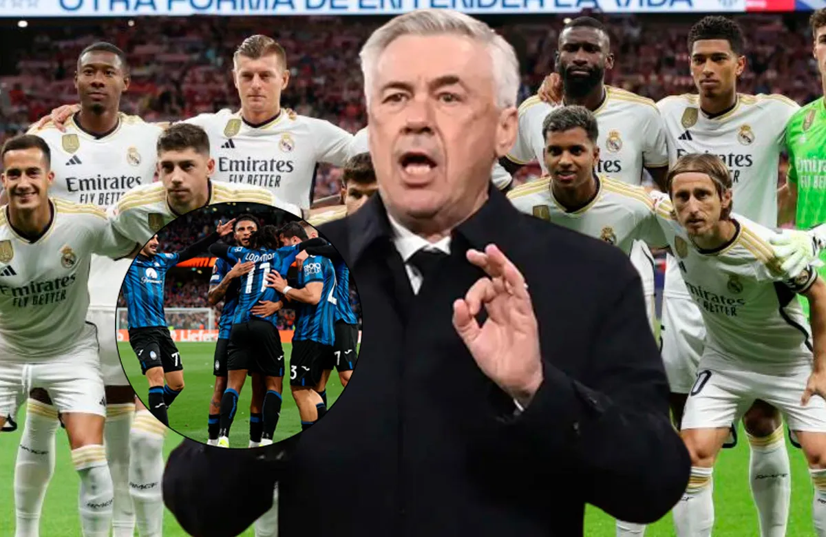 Ancelotti y jugadores