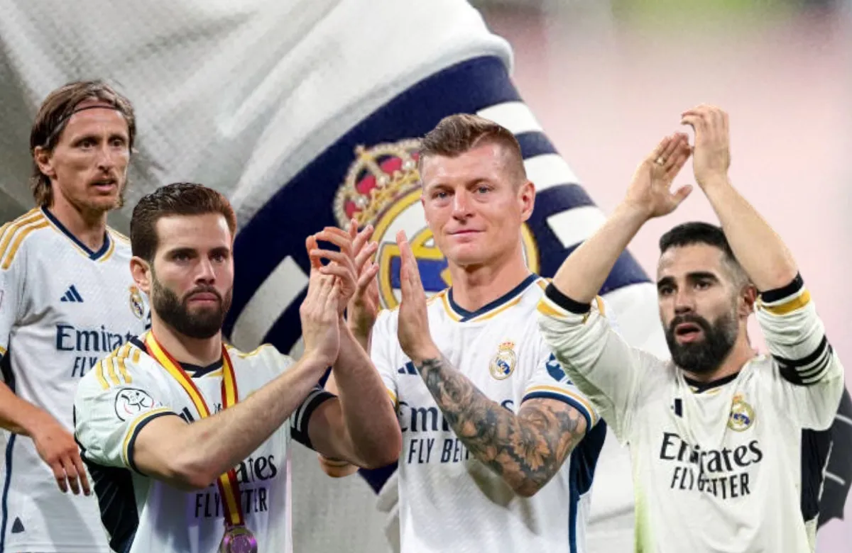 Capitanes del actual Real Madrid.