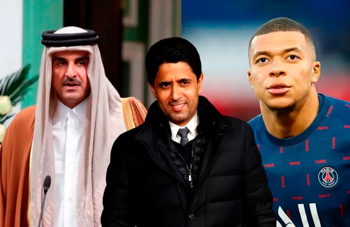 Tamim bin Hamad Al Thani y Nasser Al-Khelaifi buscan sustituto para Mbappé.