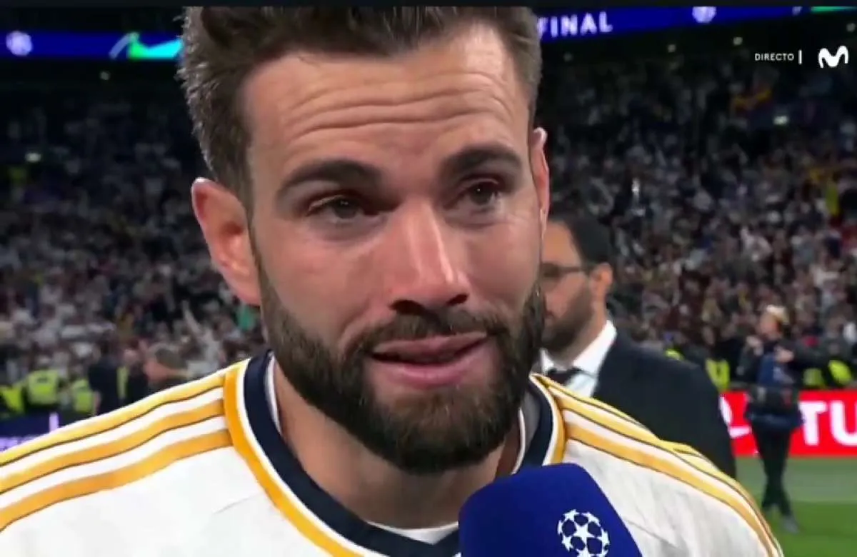 Nacho, llorando, deja caer su adiós al Madrid: "De los días más felices de mi vida"