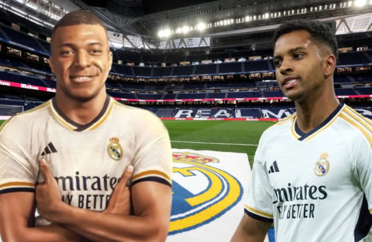 Rodrygo y Kylian Mbappé.