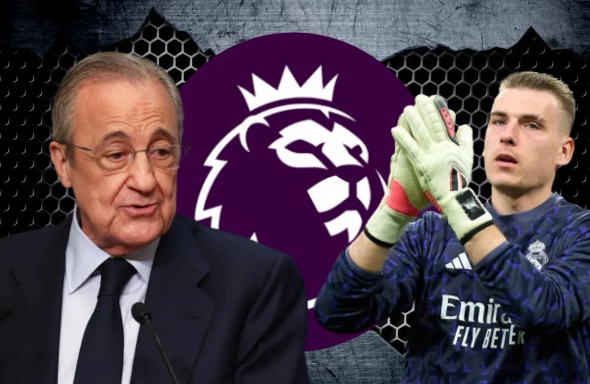 Florentino da el OK, adiós a la Premier: el portero que fichará el Madrid si Lunin se va
