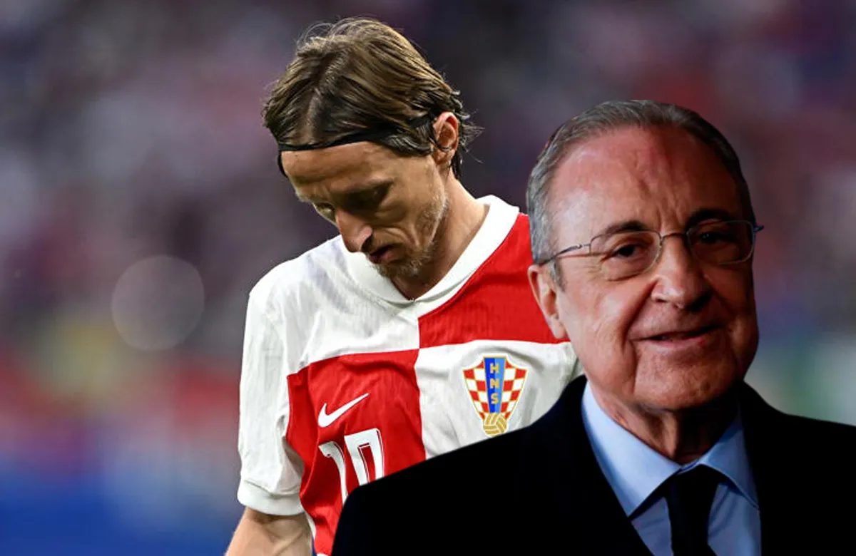 Modric se lo dijo a Florentino al verle 5 minutos en la Eurocopa: “En el Madrid será Balón de Oro”