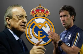 Raúl y Florentino Pérez.