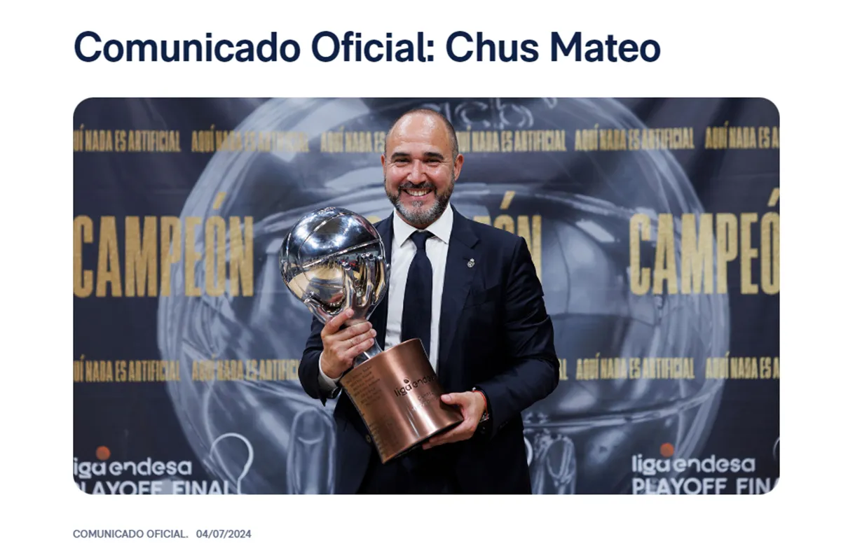 Oficial: Chus Mateo renueva con el Real Madrid y hay sorpresa con los años de contrato