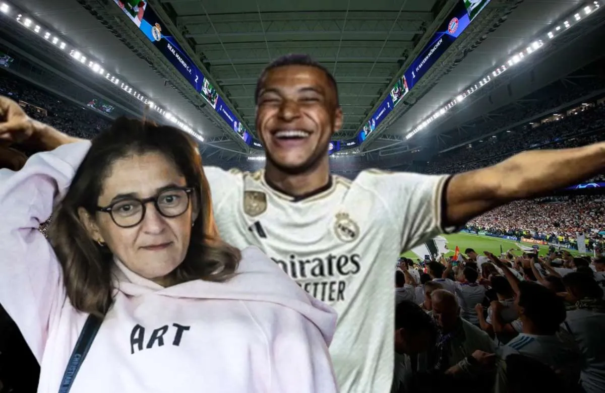 Mbappé y su madre