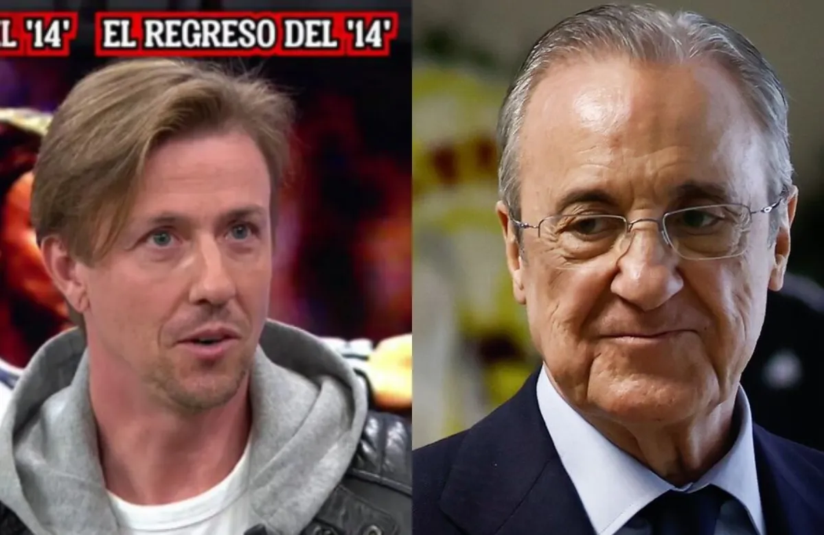 Guti y Florentino Pérez