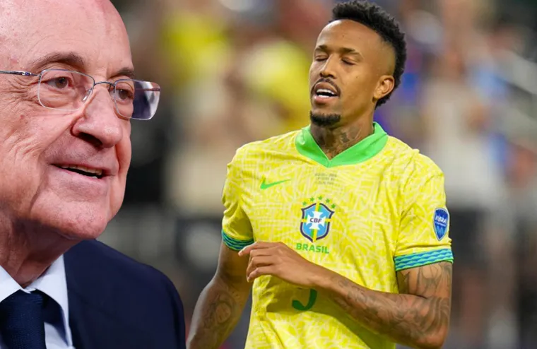 Florentino Pérez y Eder Militao