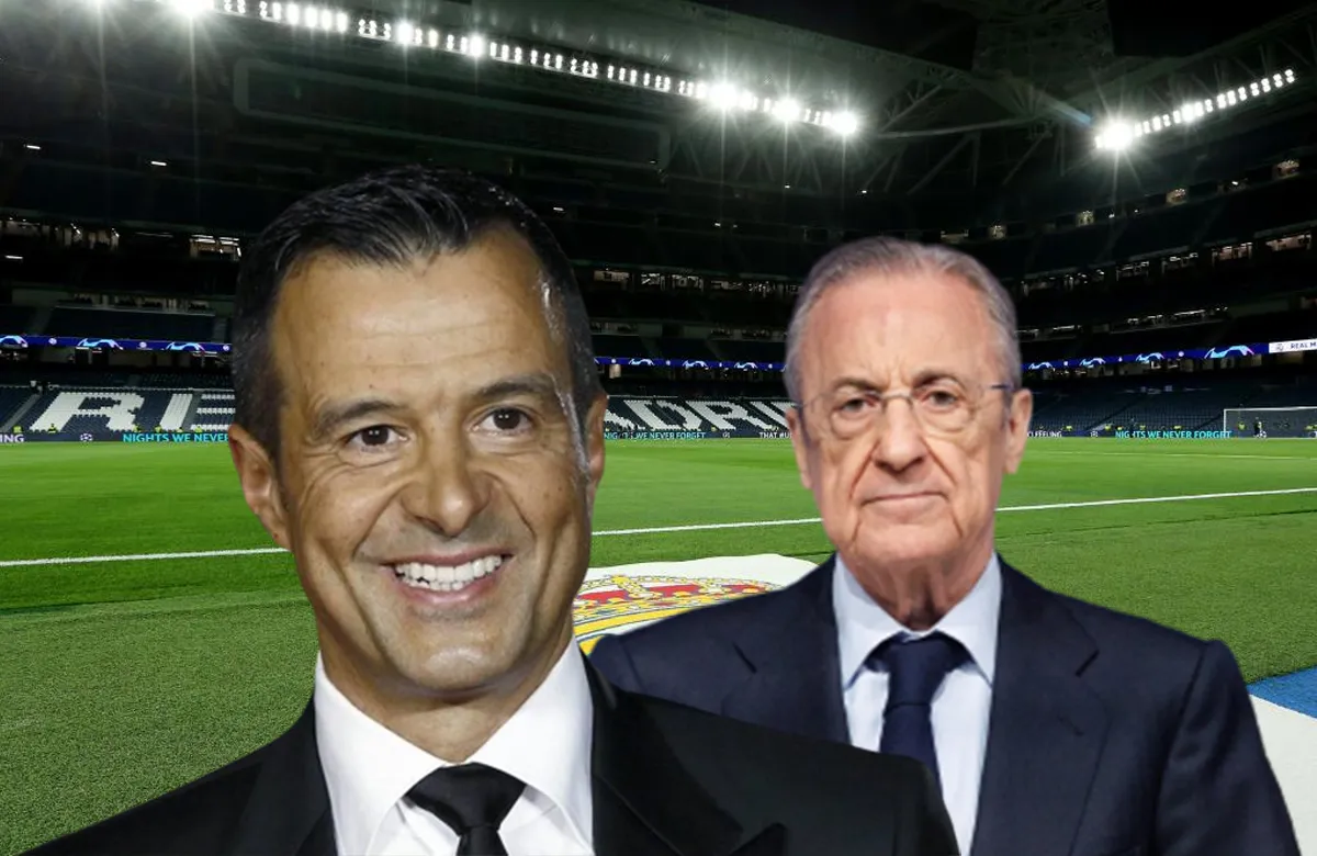 Jorge Mendes y Florentino Pérez.