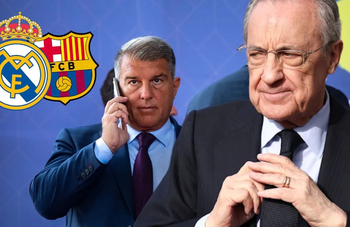 Florentino y Laporta, cara a cara, pugnan por el fichaje del futuro: es un crack