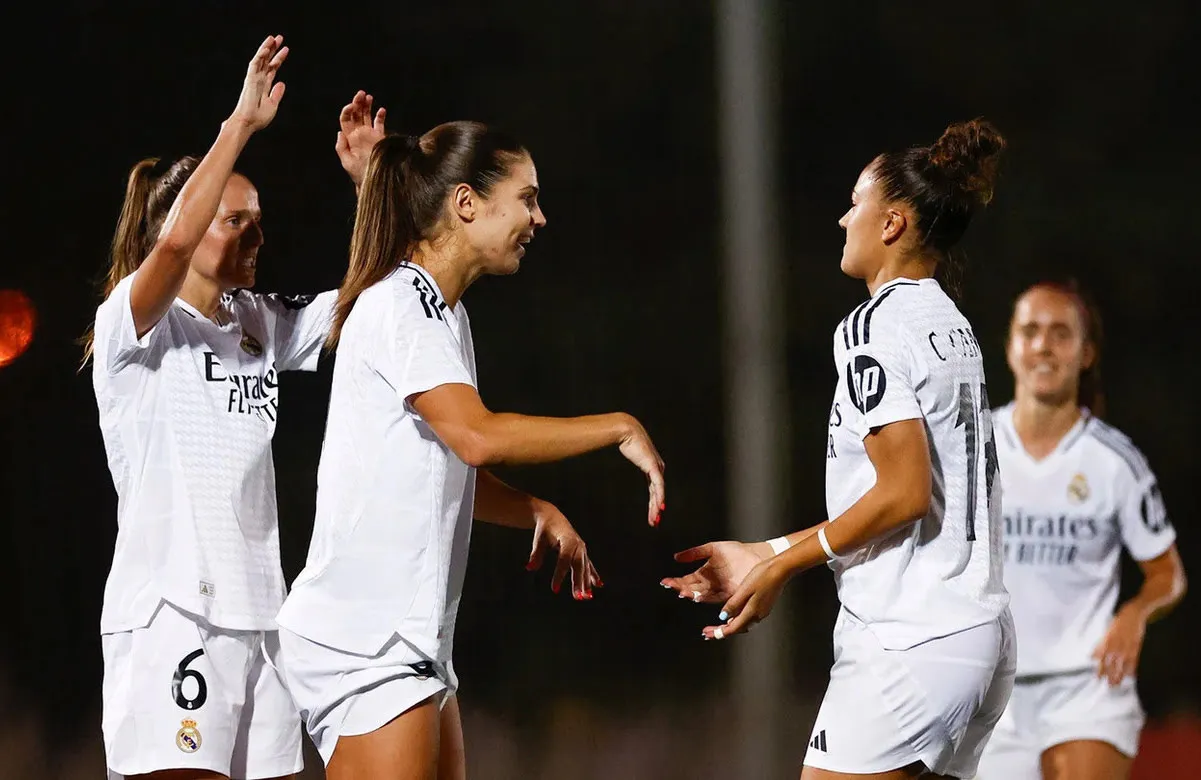 El Real Madrid Femenino inicia la Liga arrasando al Espanyol fuera de casa