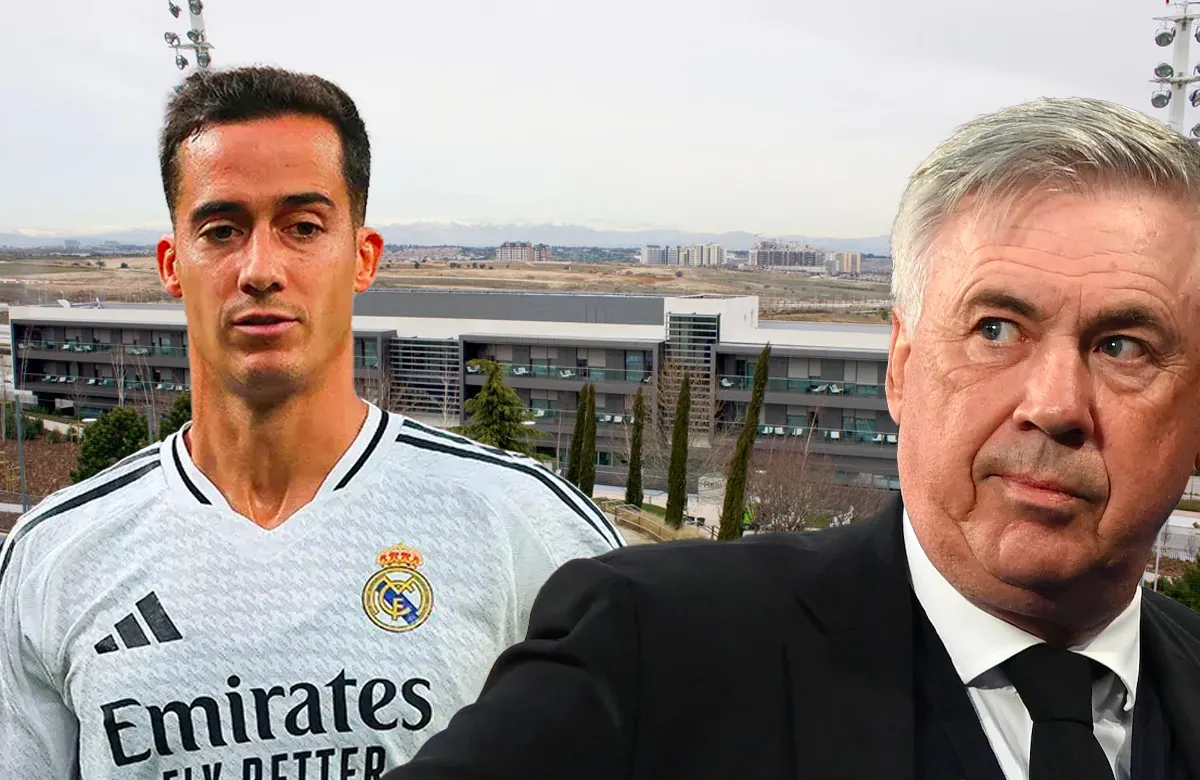 Lucas Vázquez y Carlo Ancelotti