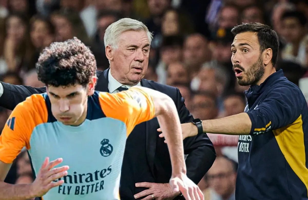 Jesús Vallejo, Carlo y Davide Ancelotti