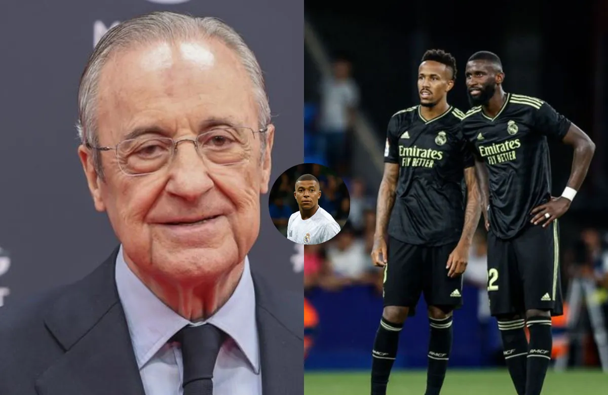 Florentino, Mbappé, Militao y Rüdiger