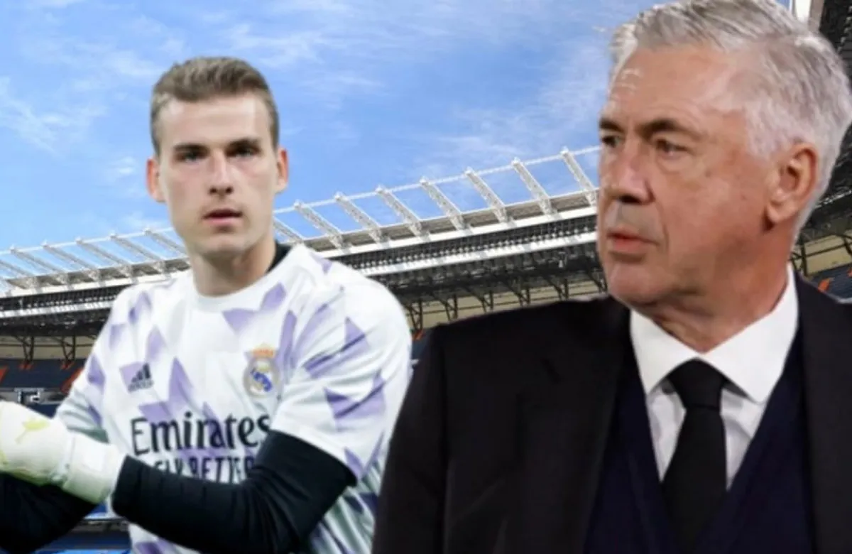 Ancelotti y Lunin