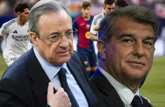 Florentino Pérez acabó firmando un jugador prácticamente fichado por el Barcelona