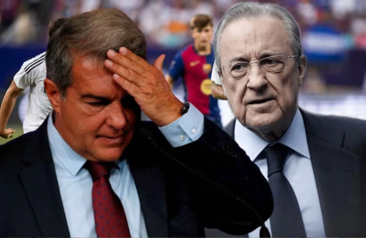 Florentino Pérez acabó firmando un jugador prácticamente fichado por el Barcelona