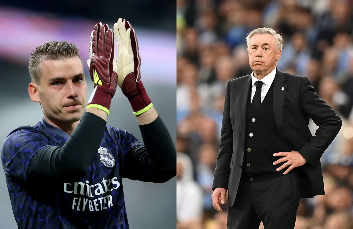 Ancelotti habló con Lunin tras cerrar su renovación, le dejó K.O: “Para mí…”