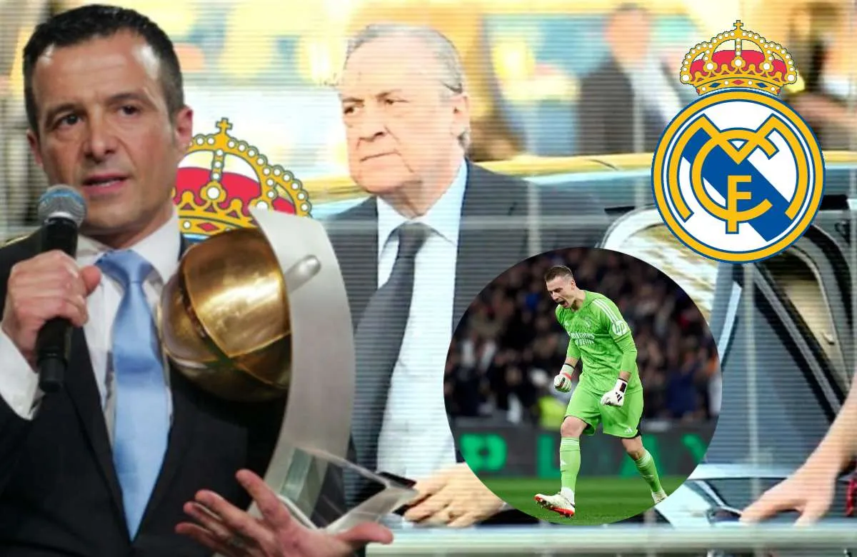 Tras lo de Lunin, Jorge Mendes le 'saca' del Real Madrid: se marcha y explicará los motivos