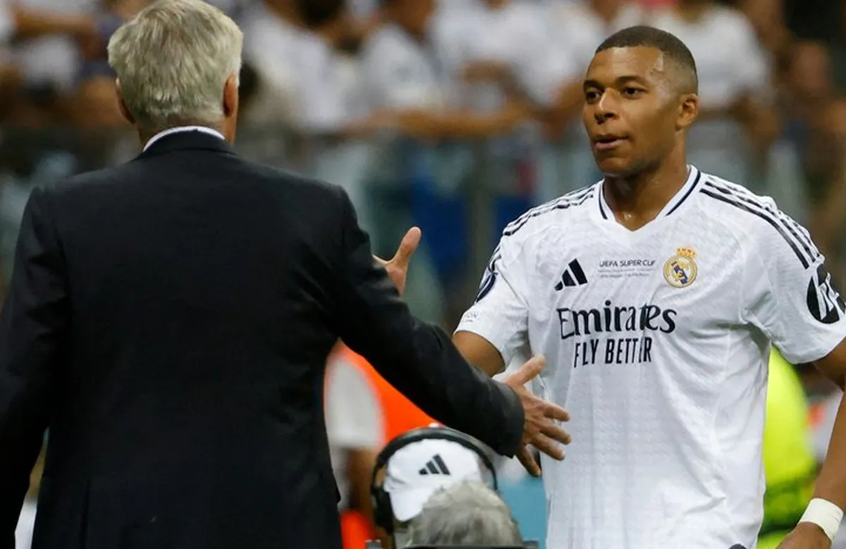 Ancelotti apartó a Mbappé tras el entrenamiento del Madrid: “Kylian, dime la verdad…”