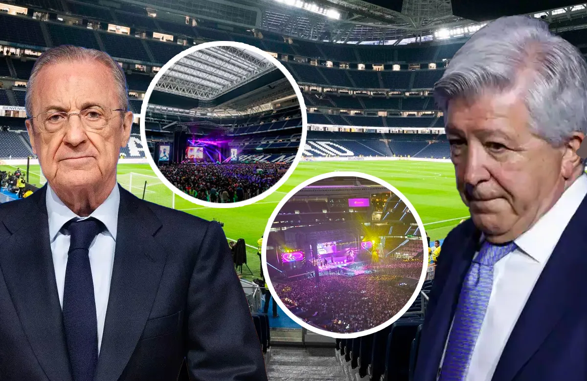 Florentino sondea a Cerezo el acoger en el Metropolitano los conciertos cancelados: la respuesta del Atlético