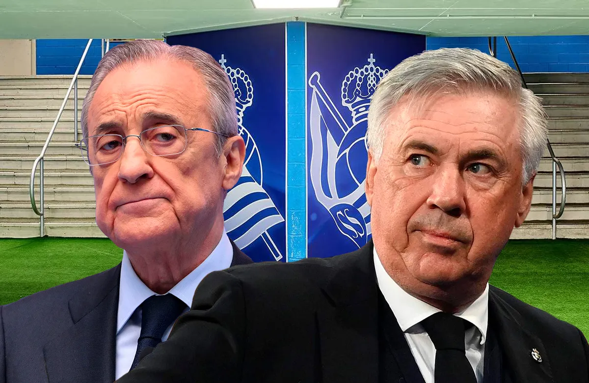 Florentino Pérez y Carlo Ancelotti.