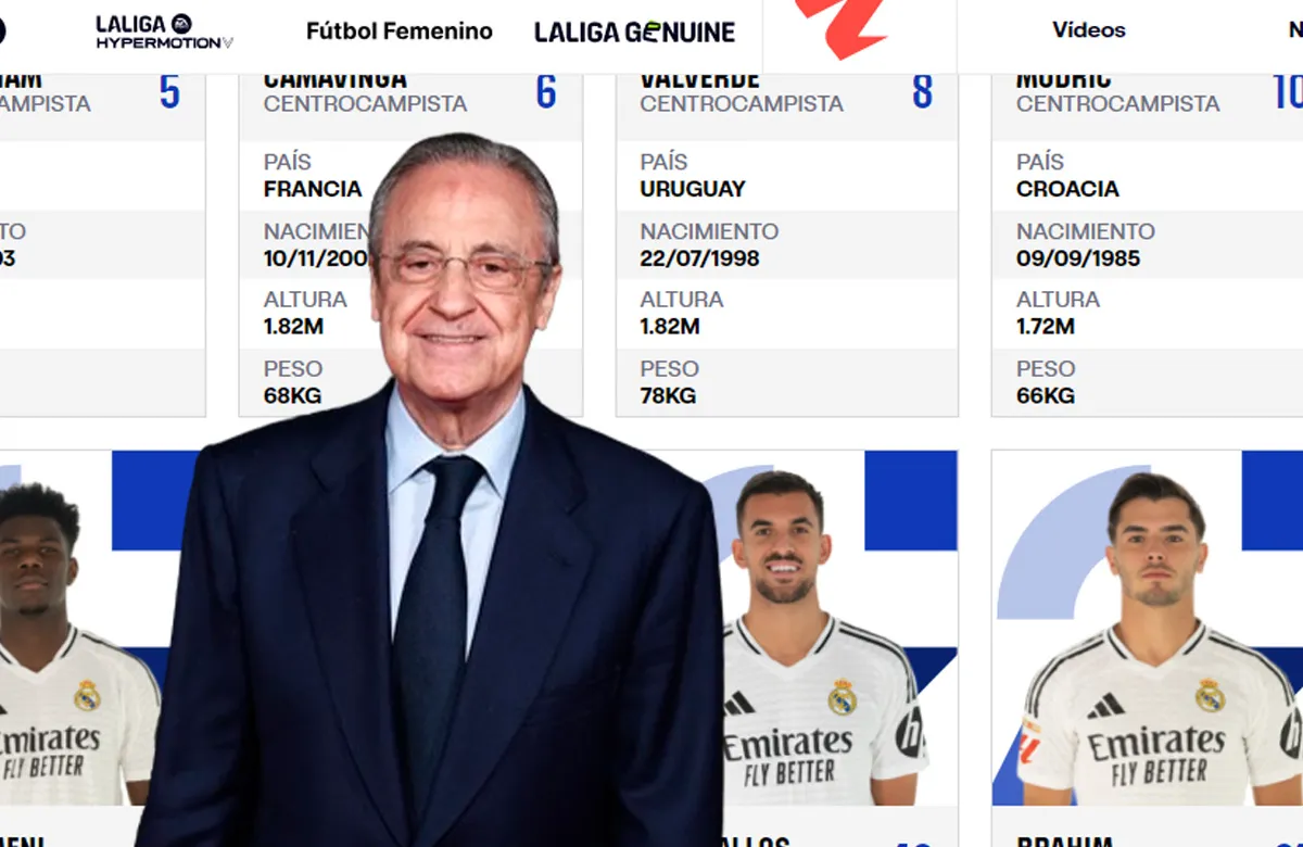 La web oficial de la Liga confirma los dos nuevos 'fichajes' del Madrid