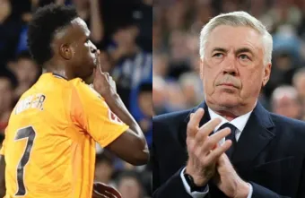 Petición de Ancelotti a Vinicius por su última celebración: "A mí me da..."