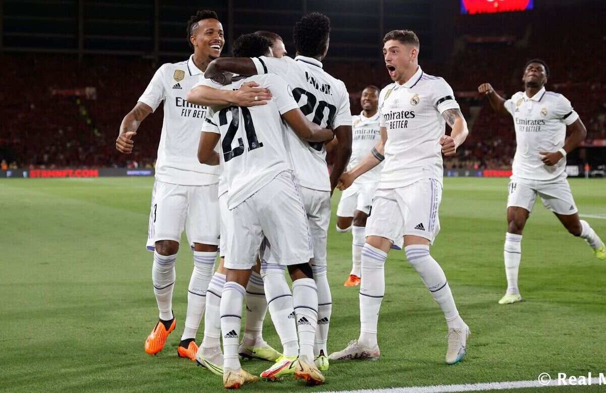 Gol del Madrid ante Osasuna