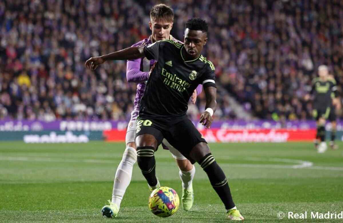 Vinicius ante el Valladolid