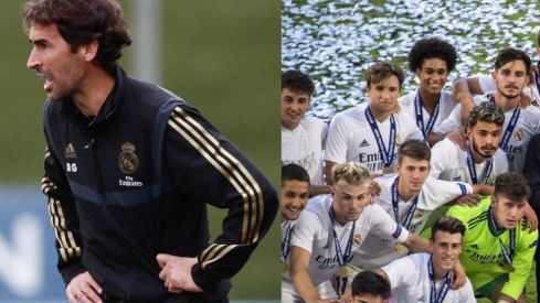 Raúl y jugadores