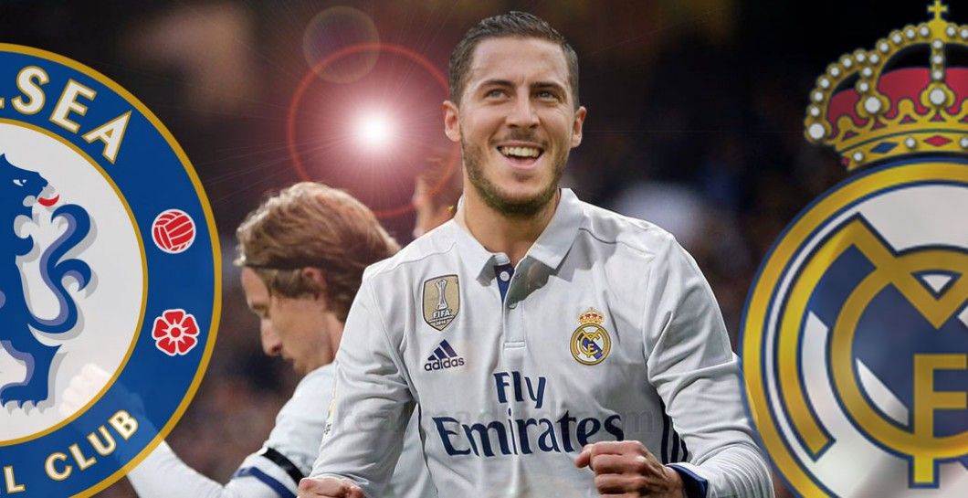 Eden Hazard, Real Madrid, Chelsea FC montaje