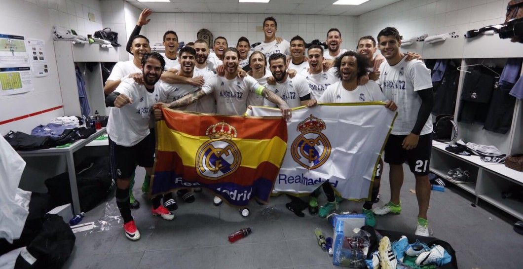 Celebración del Real Madrid