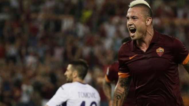 Radja Nainggolan en la Roma