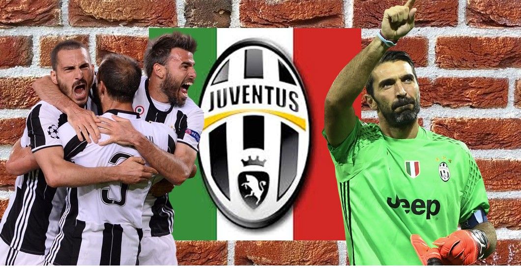 Montaje muro de la Juventus de Turín