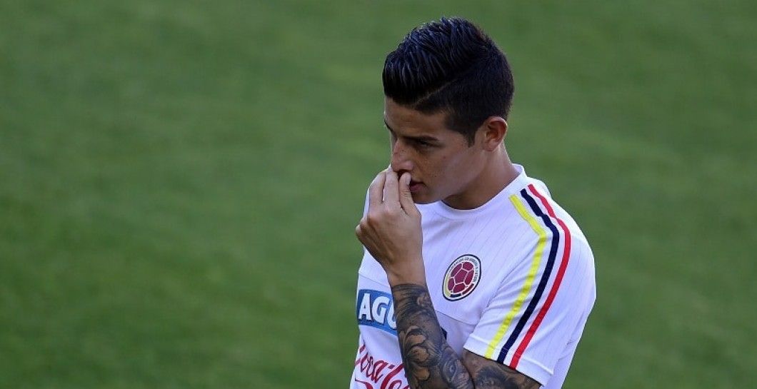 James Rodríguez con Colombia