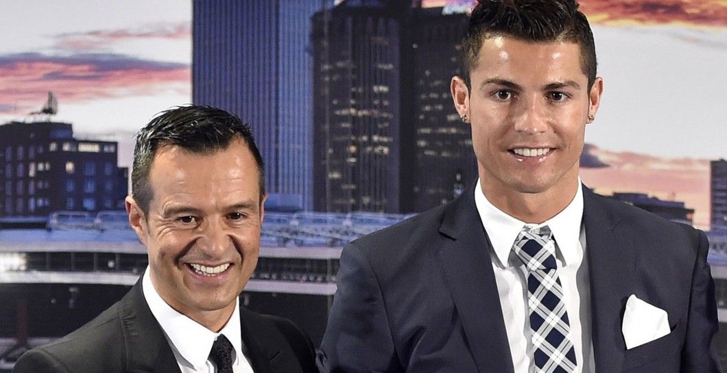 Cristiano Ronaldo y Jorge Mendes