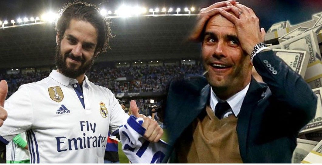 Montaje Isco Alarcón, Guardiola y dinero
