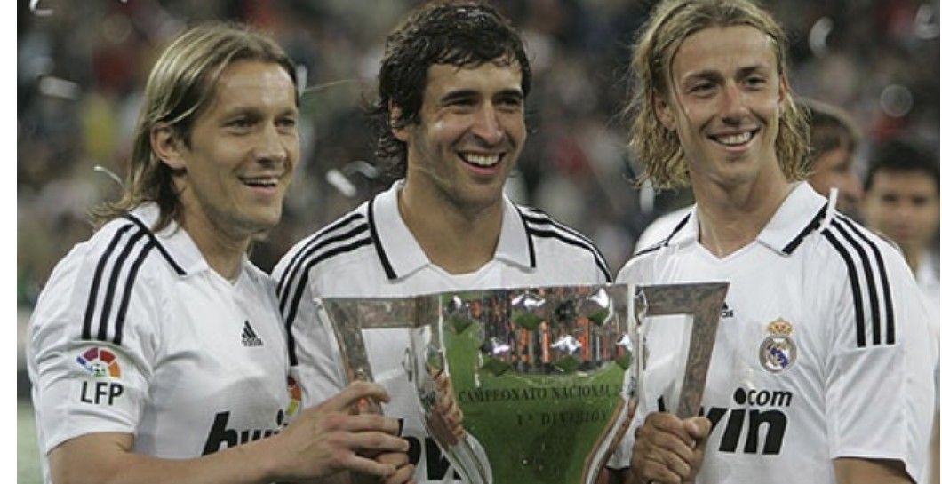 Guti, Salgado y Raúl