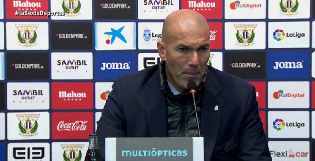 Zidane en rueda de prensa