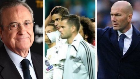 Florentino, jugadores y Zidane
