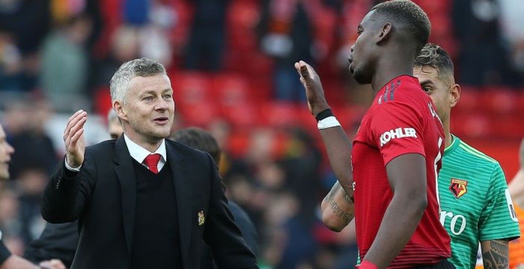 Solskjaer y Pogba