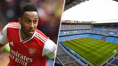 Aubameyang y Bernabeu