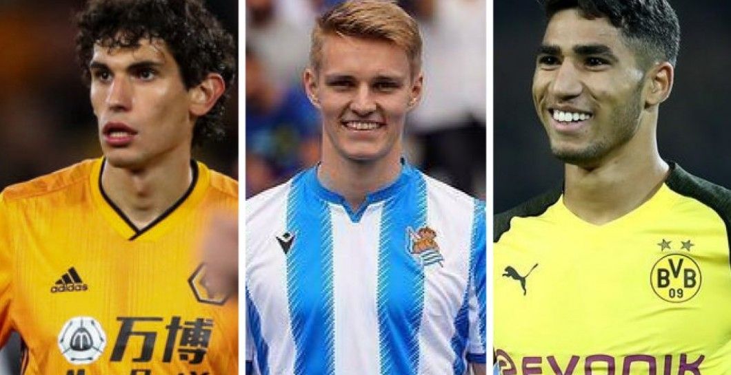 Vallejo, Odegaard y Achraf