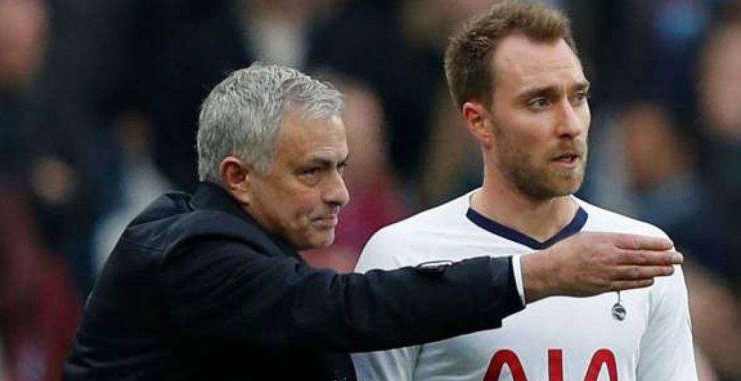 Mourinho y Eriksen