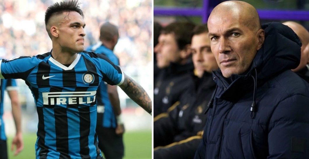Lautaro Martínez y Zidane