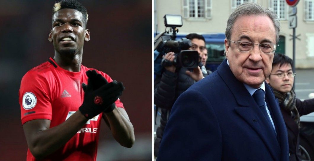 Pogba y Florentino Pérez Pogba y Florentino Pérez