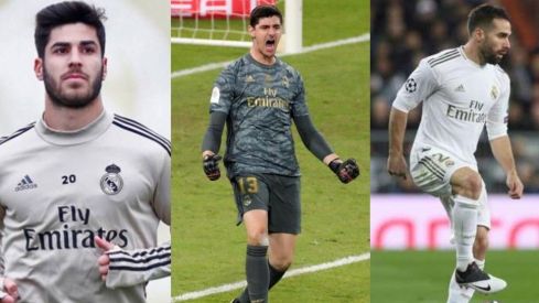 Asensio, Courtois y Carvajal