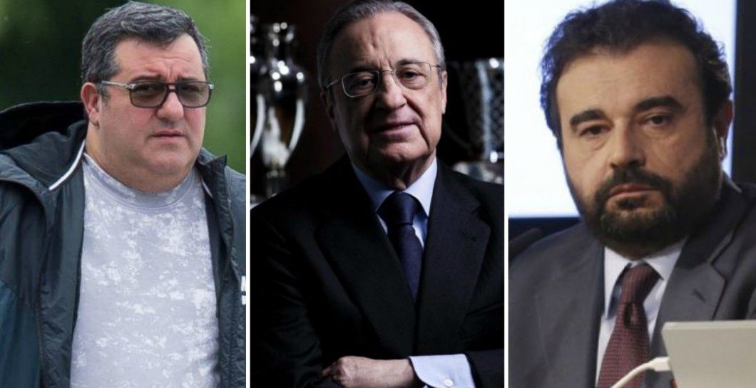 Raiola, Florentino y José Ángel Sánchez